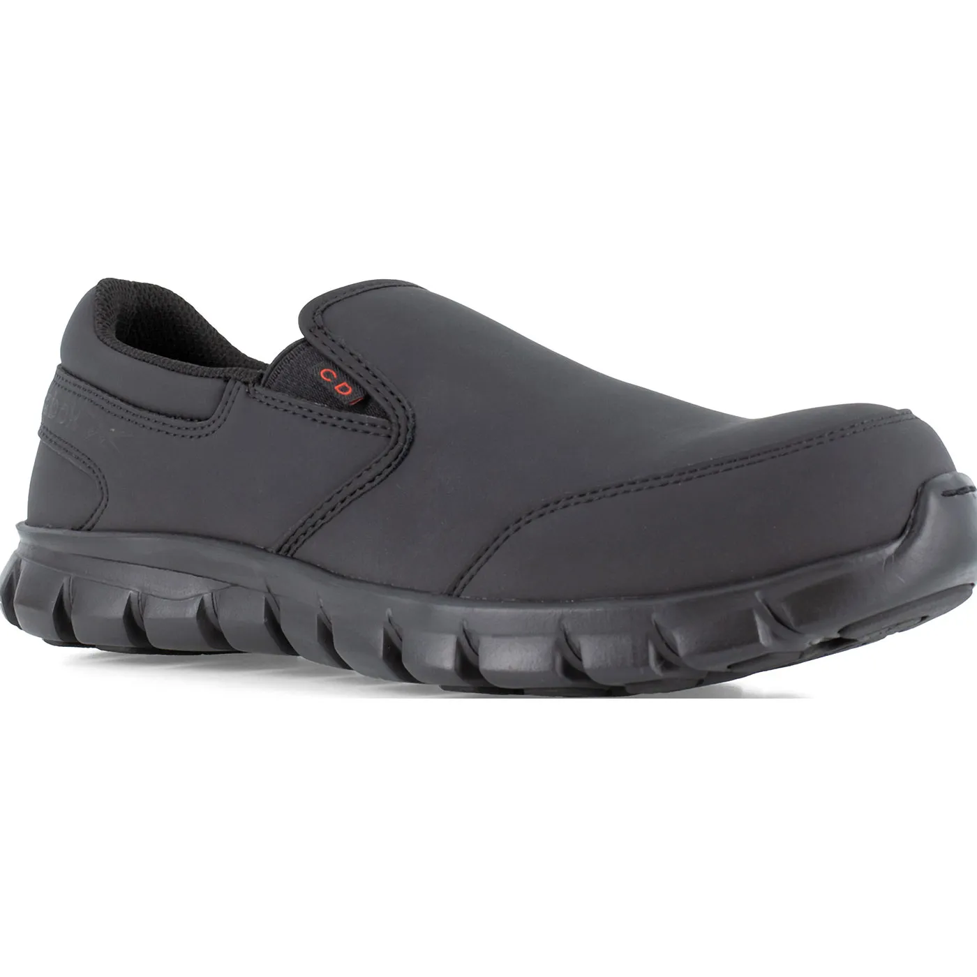 Reebok Sublite Cushion Work Men's Composite Toe Conductive Slip-On Work Shoe