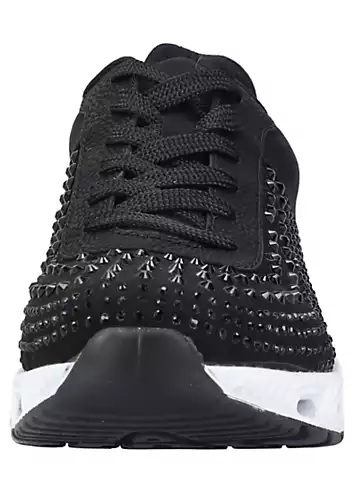 Rieker Casual Embellished Wedge Trainers | Grattan