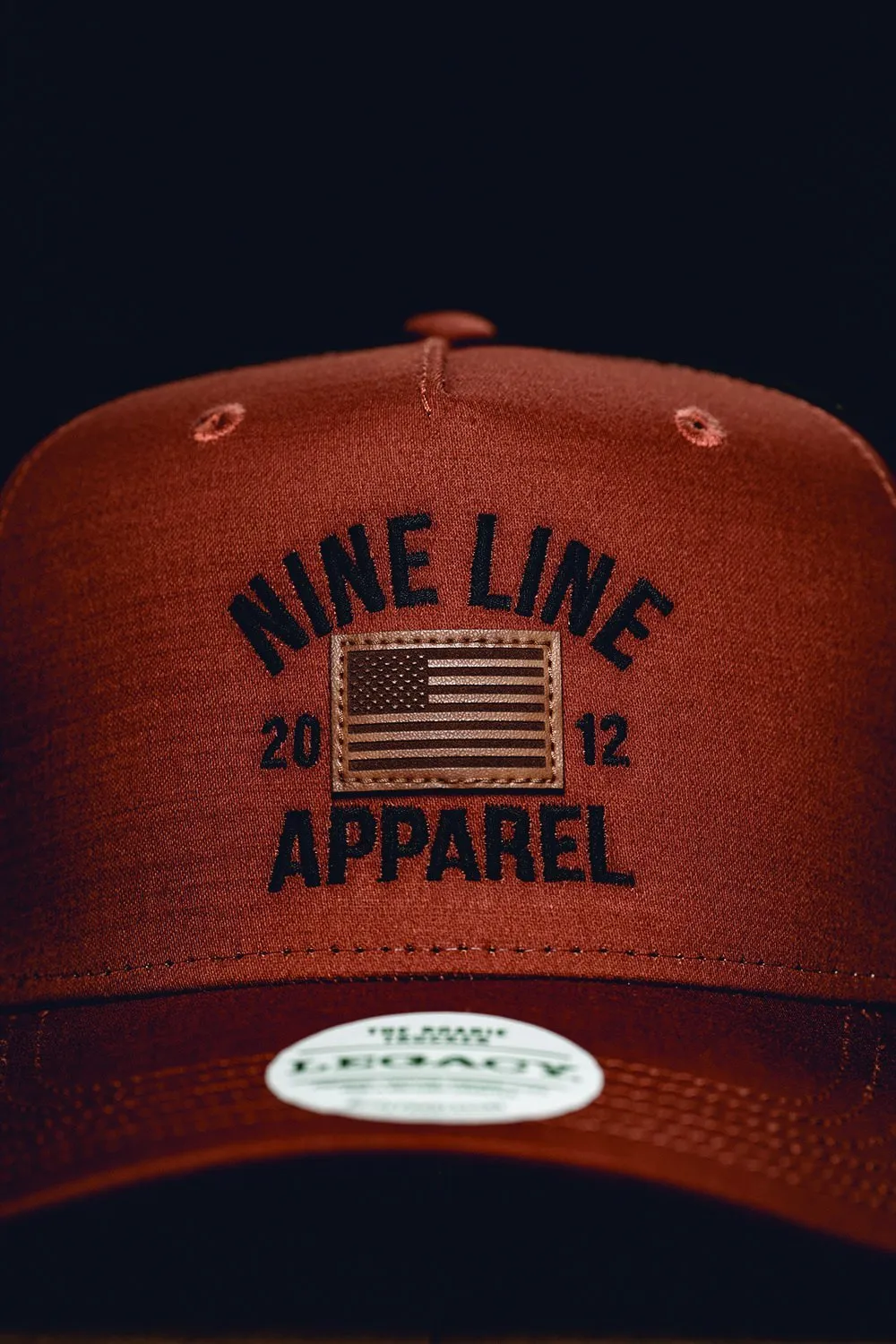 Roadie Trucker Hat Leather Flag Collection