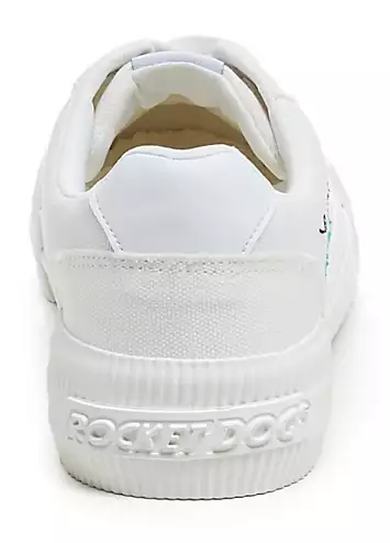 Rocket Dog White Cheery Embroidery 12A Trainers | Grattan