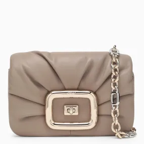 Roger Vivier    Roger Vivier Beige Leather Shoulder Bag