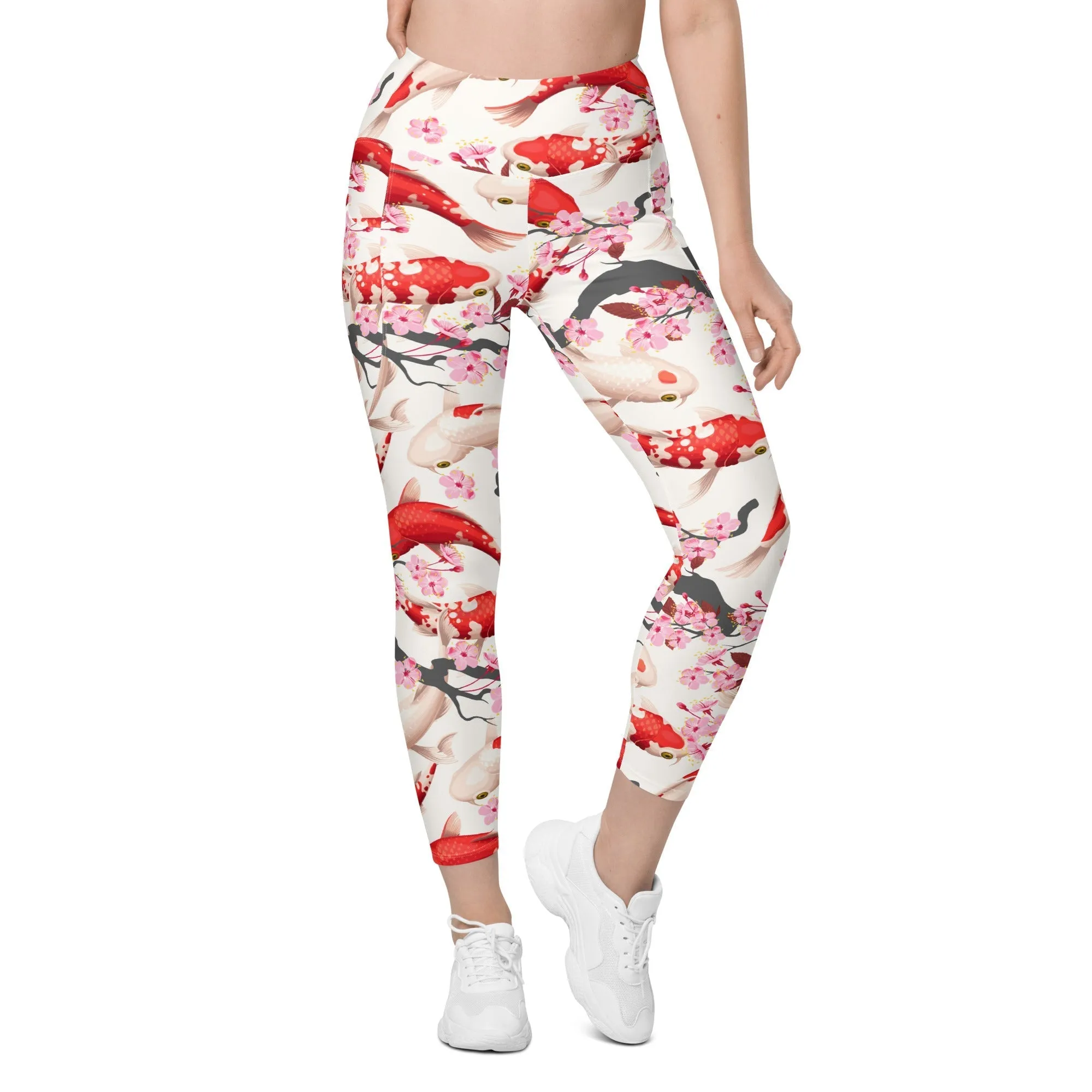 Sakura Koi Leggings With Pockets