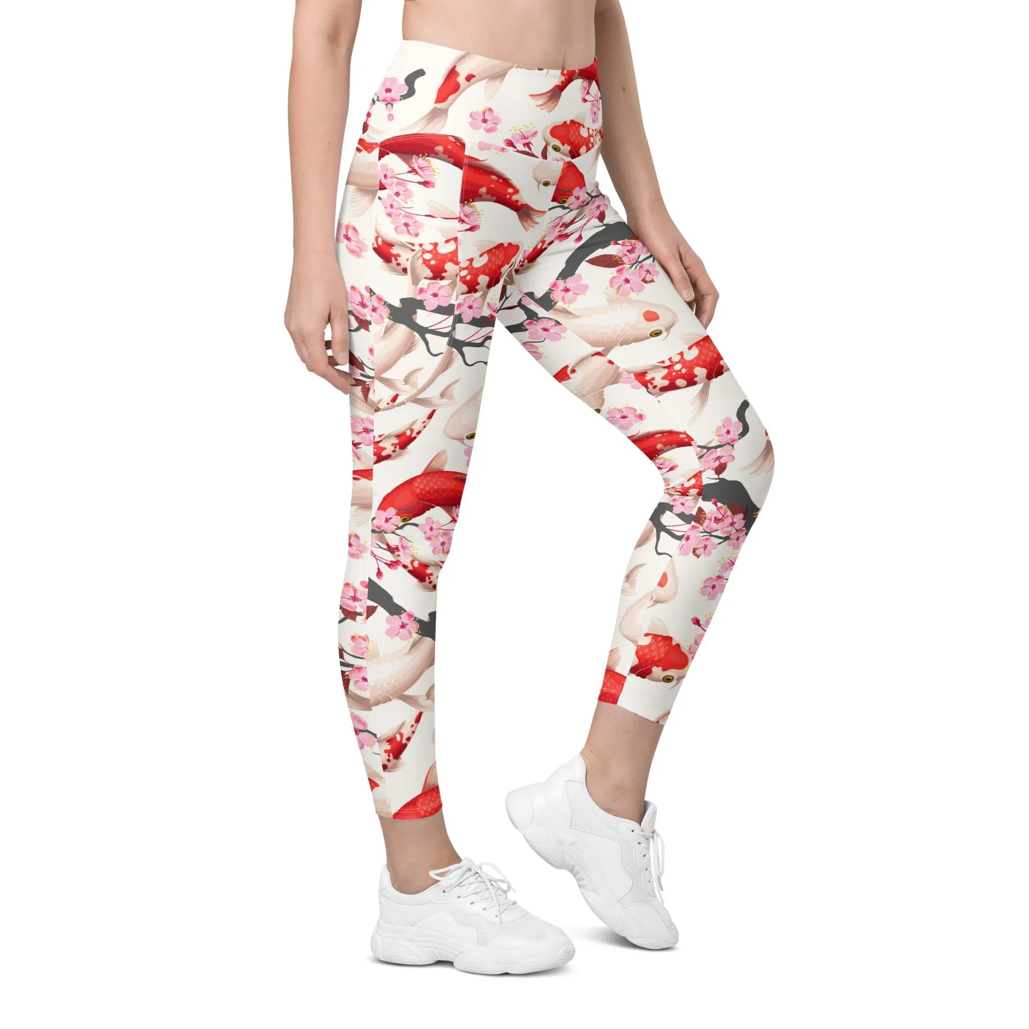 Sakura Koi Leggings With Pockets