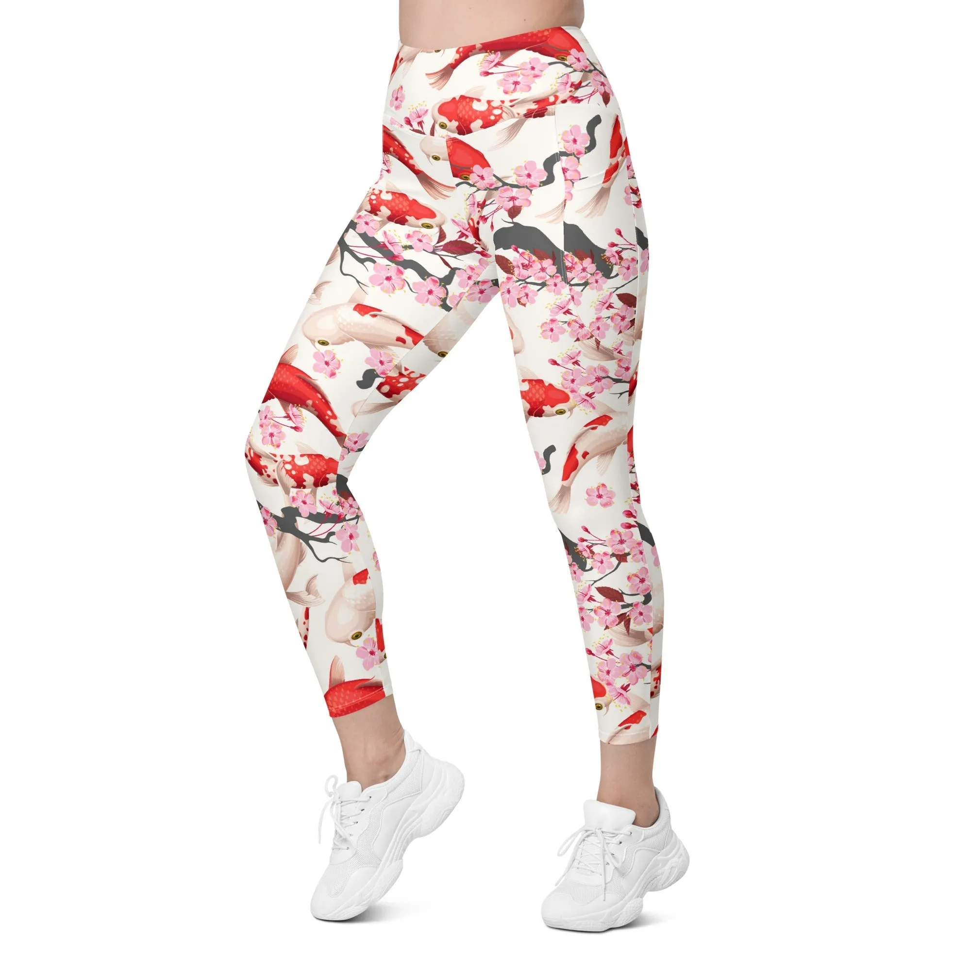 Sakura Koi Leggings With Pockets