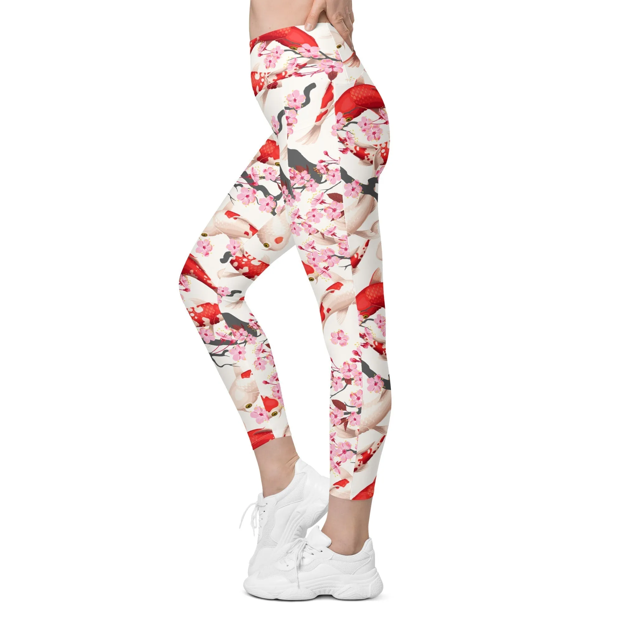 Sakura Koi Leggings With Pockets