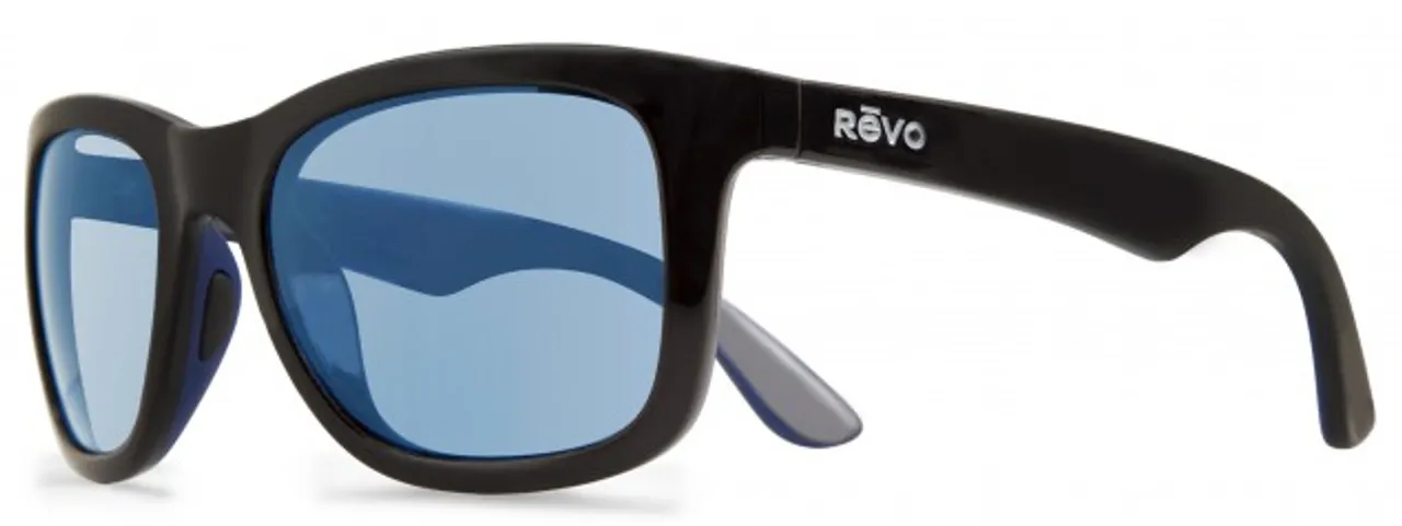 (Sale!!!) Revo Sunglasses Huddie Sunglasses - Matte Black/Blue Water Polarized