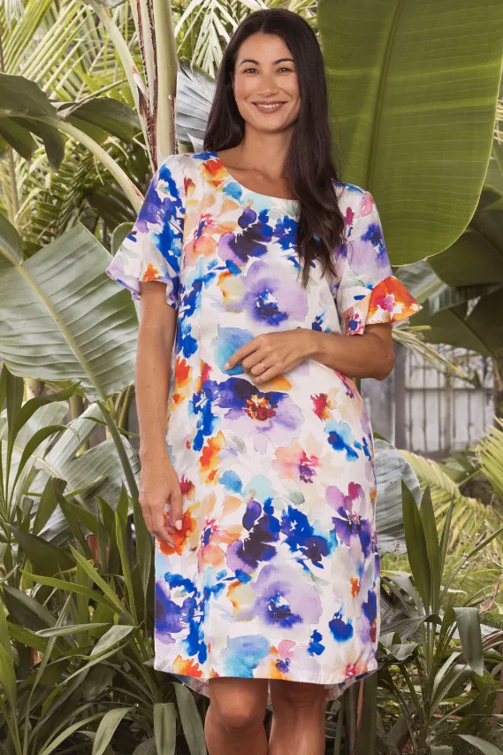 Santorini Bloom Dress