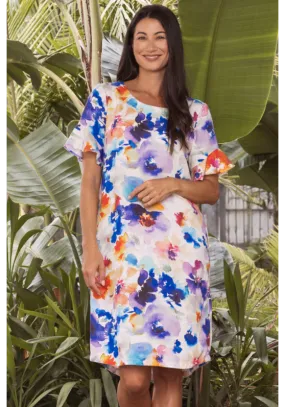 Santorini Bloom Dress