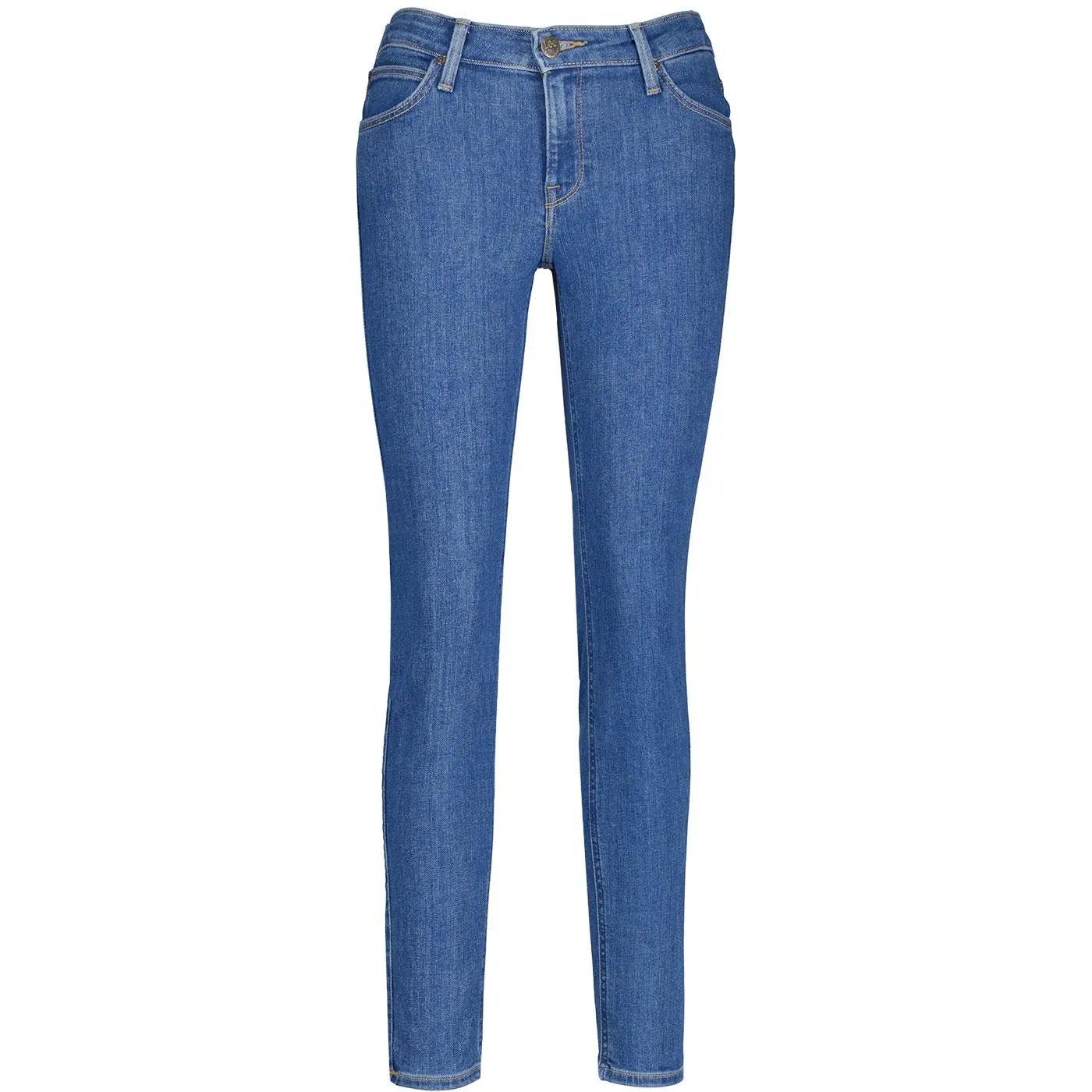 Scarlett Lee Retro Mod Skinny Denim Jeans Mid Lexi