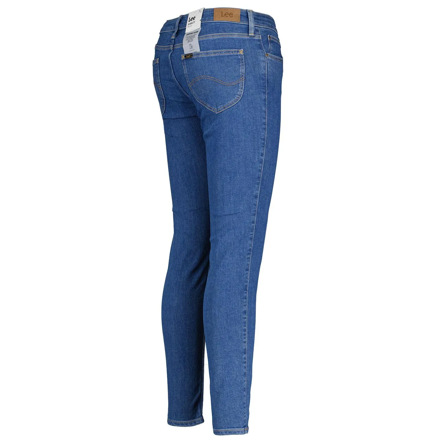 Scarlett Lee Retro Mod Skinny Denim Jeans Mid Lexi