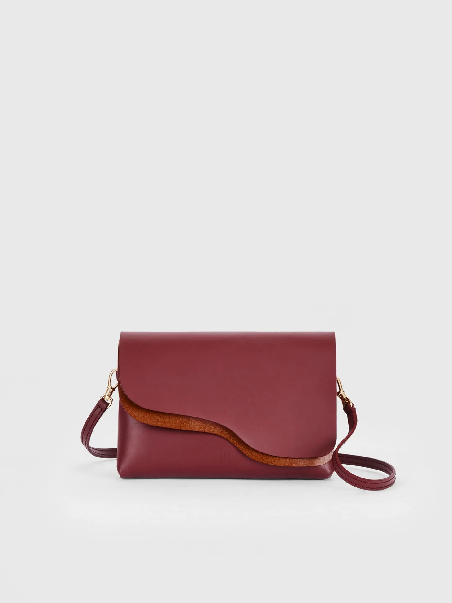 Scarlino Merlot Nappa Pouch Bag