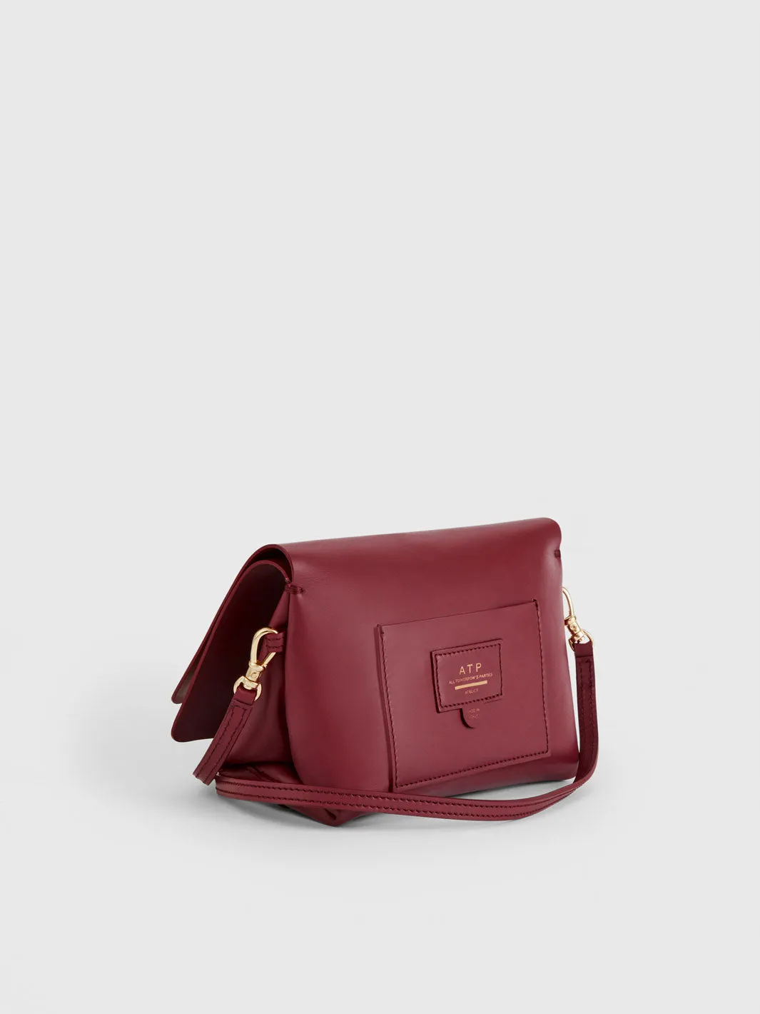 Scarlino Merlot Nappa Pouch Bag