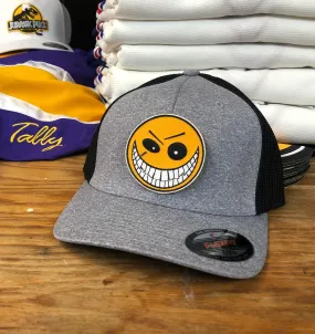 Schadenfreude Flex-Fit Hat (Grey / Black) $35