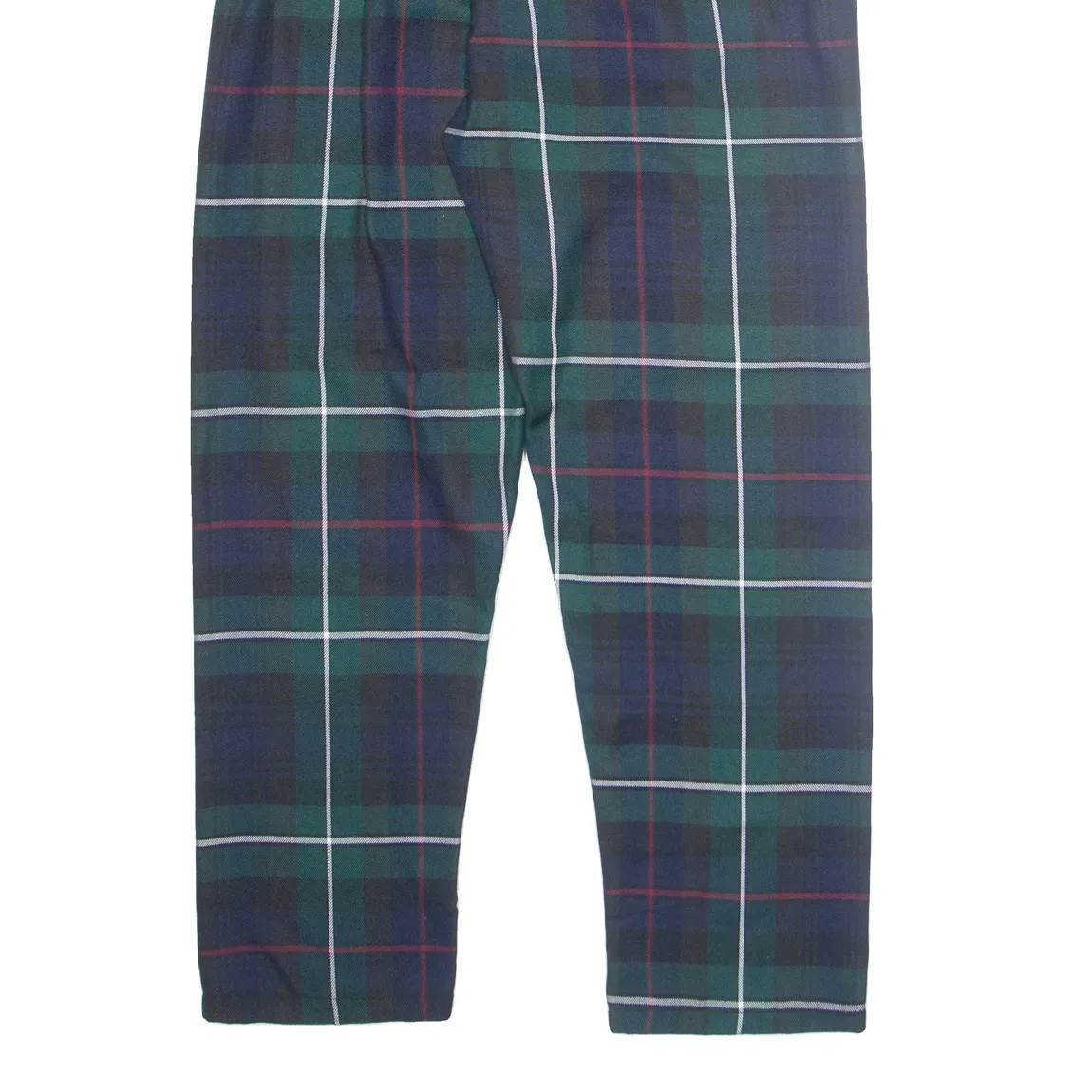 SCOT ISLAND Plaid Mens Trousers Green Regular Tapered W26 L28