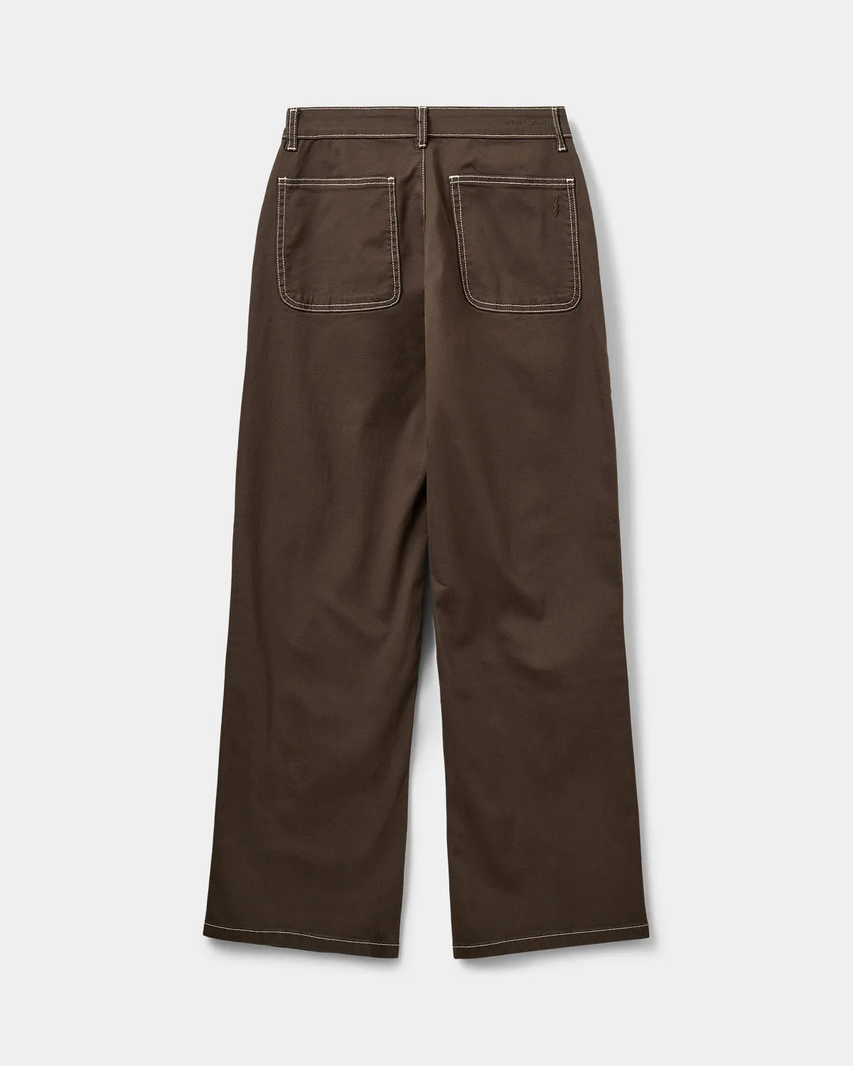 SIENNASW TROUSERS - Dark brown