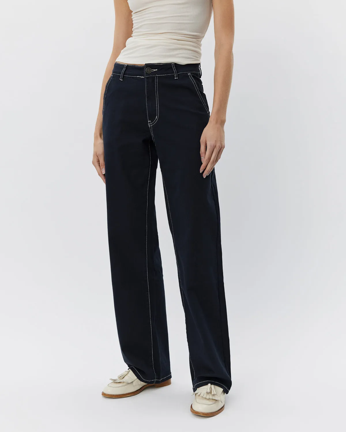 SIENNASW TROUSERS - Navy