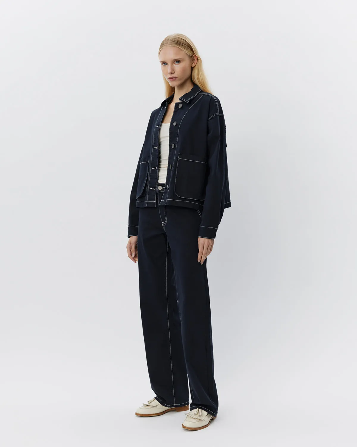 SIENNASW TROUSERS - Navy