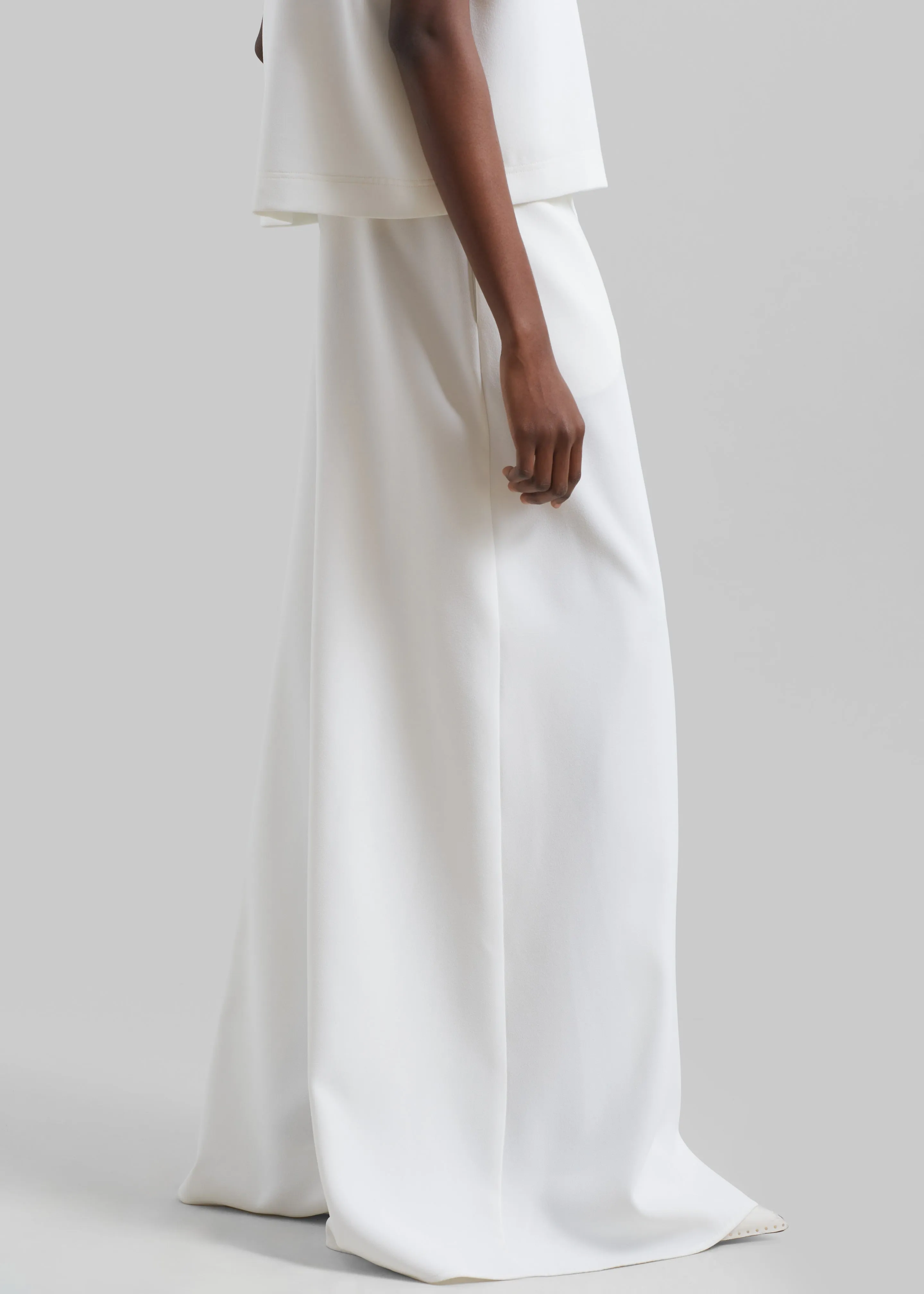 Sierra Wide Leg Trousers - White