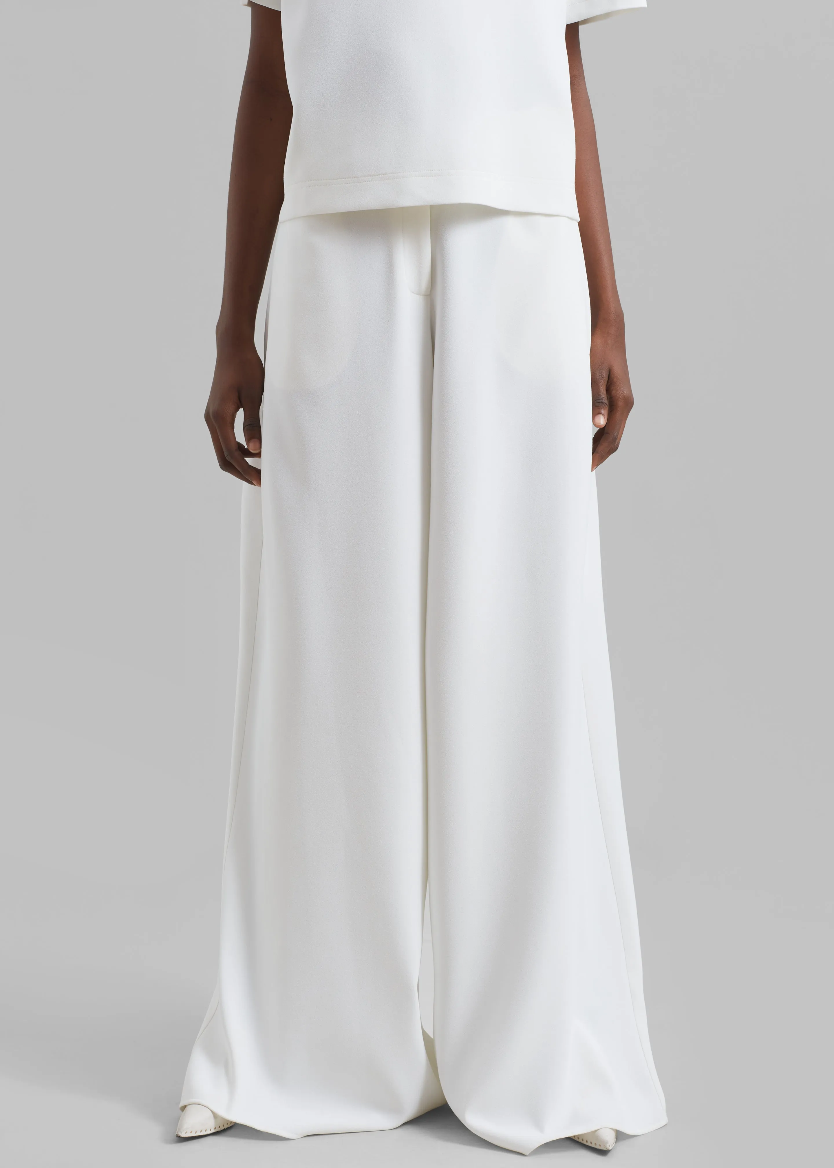 Sierra Wide Leg Trousers - White