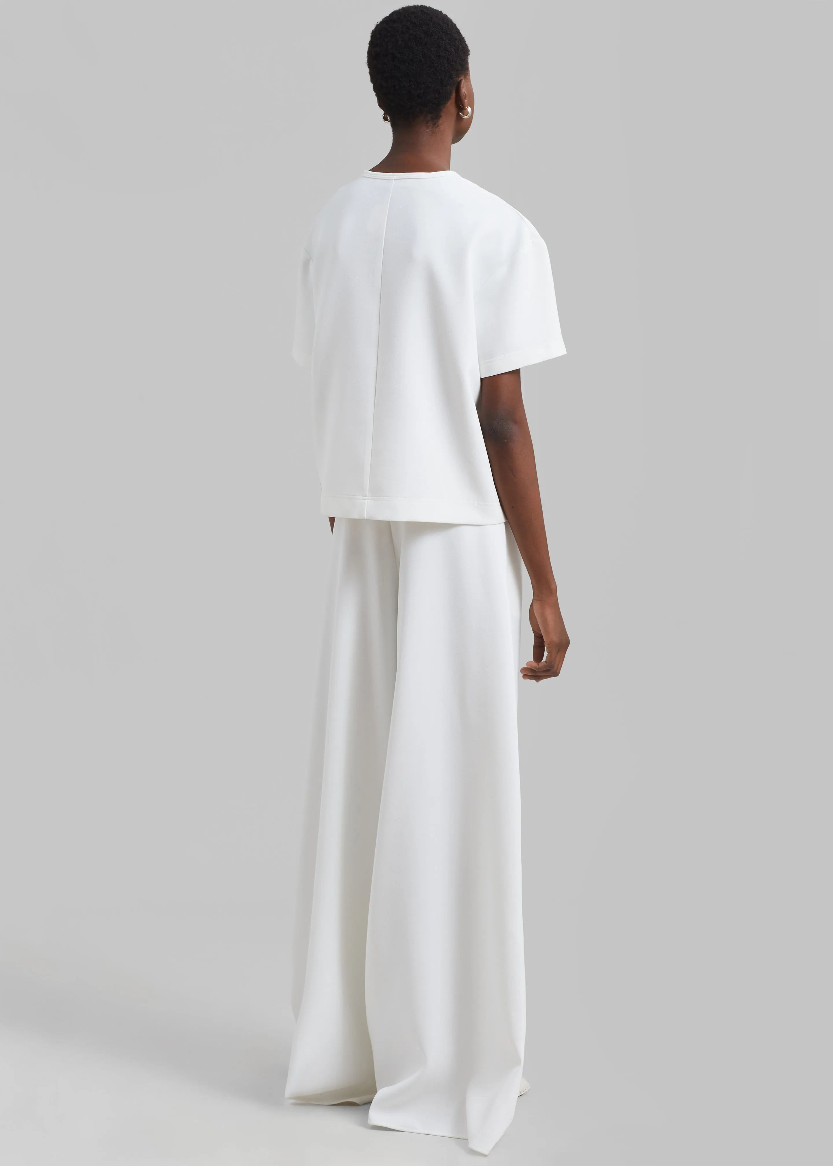 Sierra Wide Leg Trousers - White