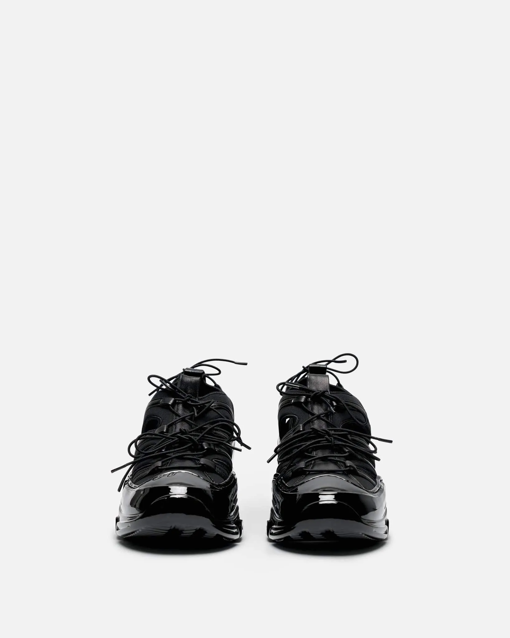 Simone Rocha Classic Tracker Trainers in Black Nappa