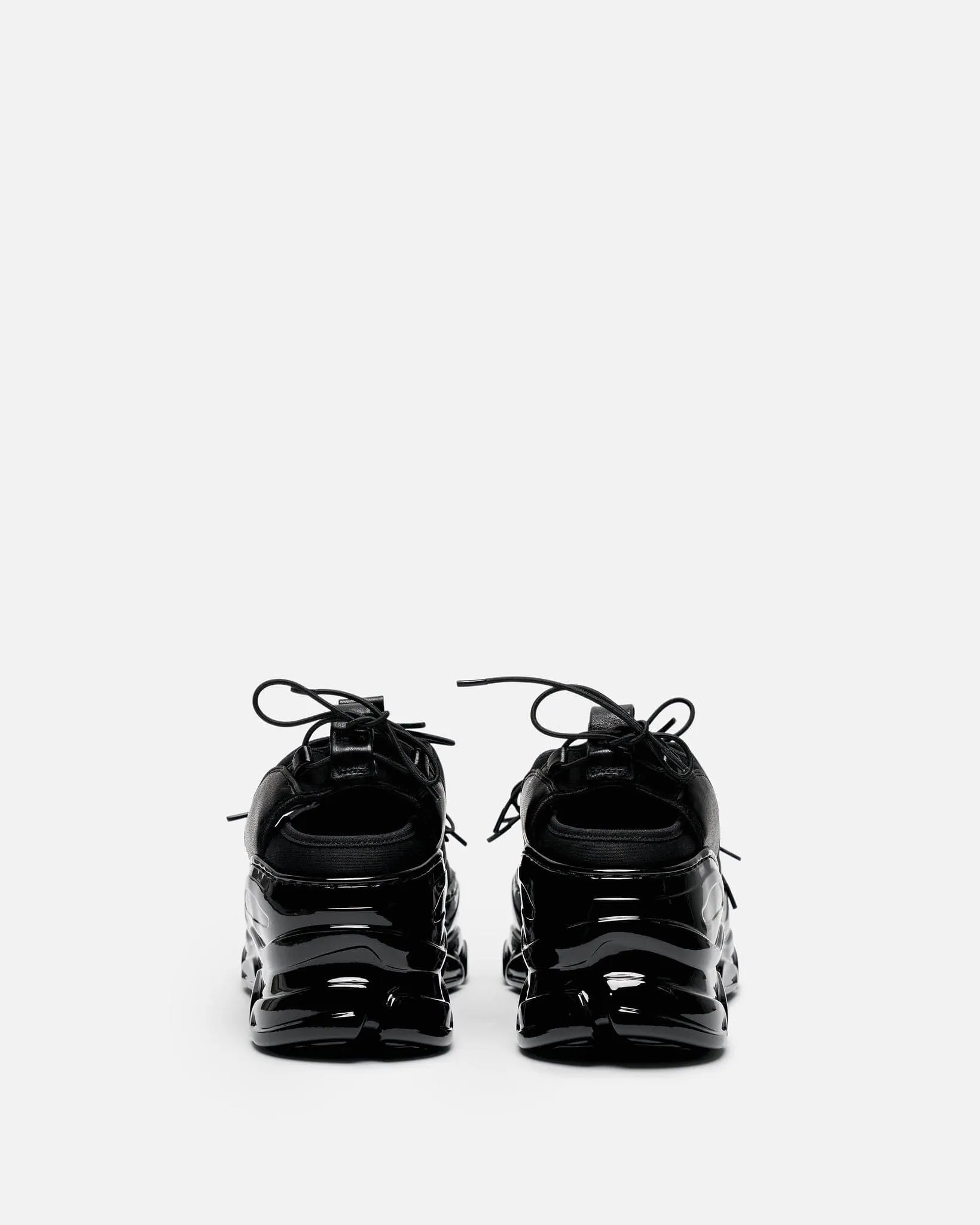 Simone Rocha Classic Tracker Trainers in Black Nappa