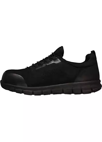 Skechers Mens Black Synergy Omat Trainers | Grattan