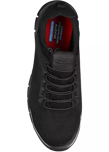 Skechers Mens Black Synergy Omat Trainers | Grattan