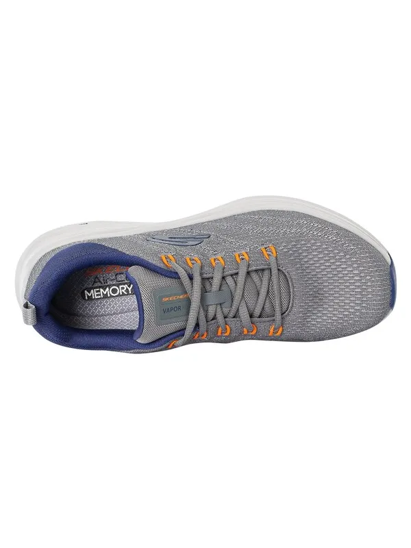 Skechers Vapor Foam Trainers - Grey/Blue