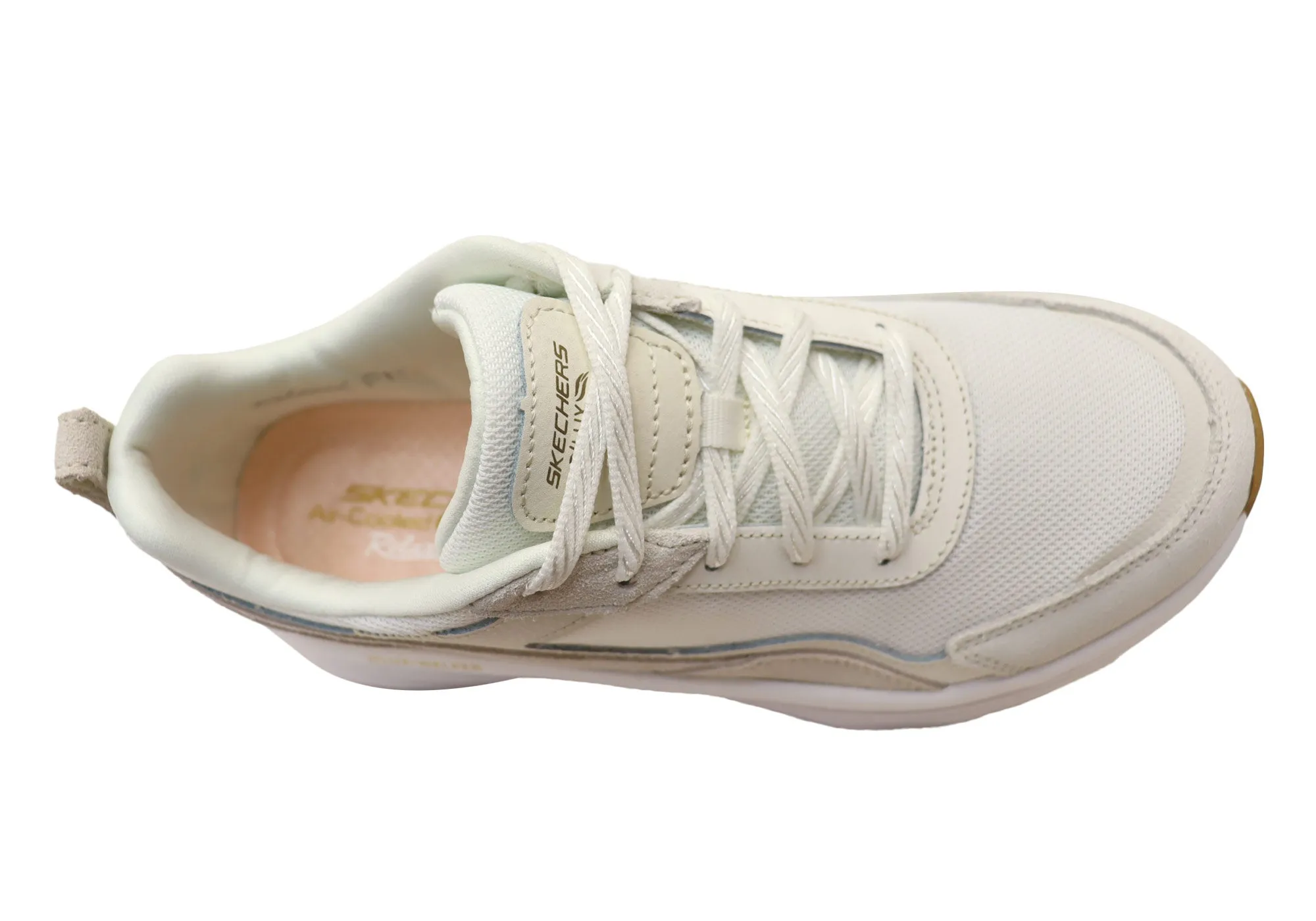 Skechers Womens Relaxed Fit D Lux Walker Lovely Touch Shoes