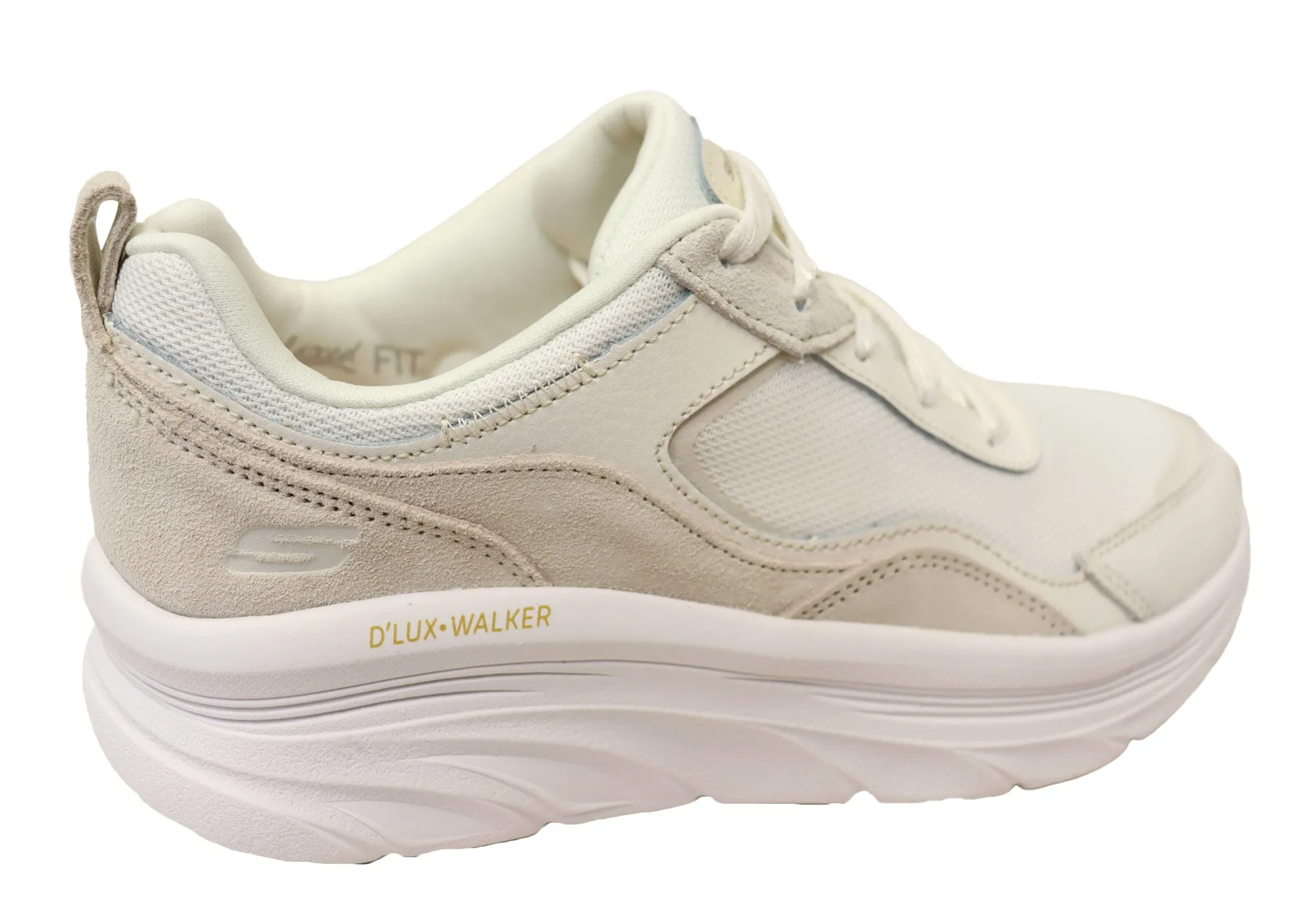 Skechers Womens Relaxed Fit D Lux Walker Lovely Touch Shoes