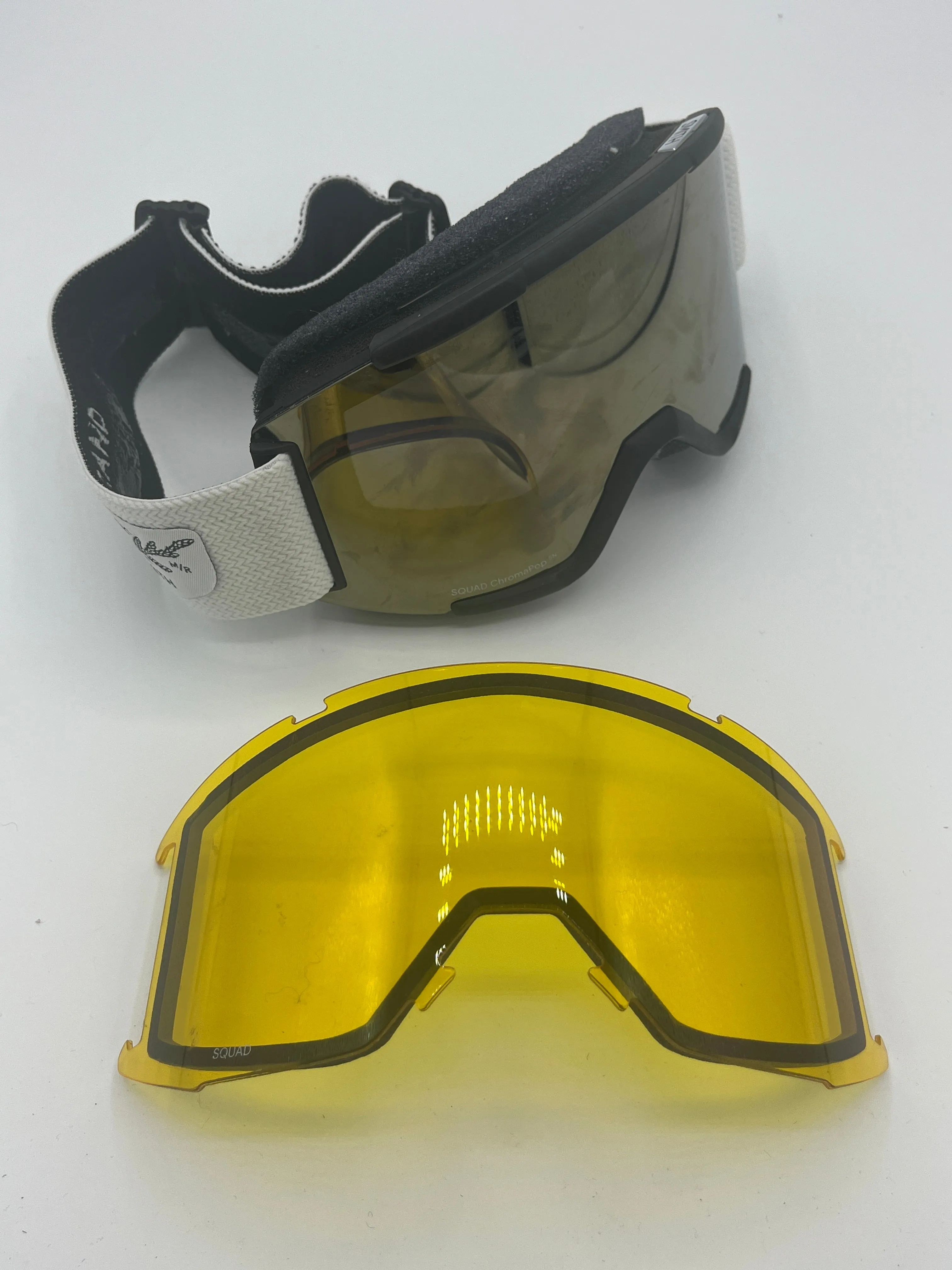 Smith Squad Mary Rand Blanco Goggles with Extra Lens