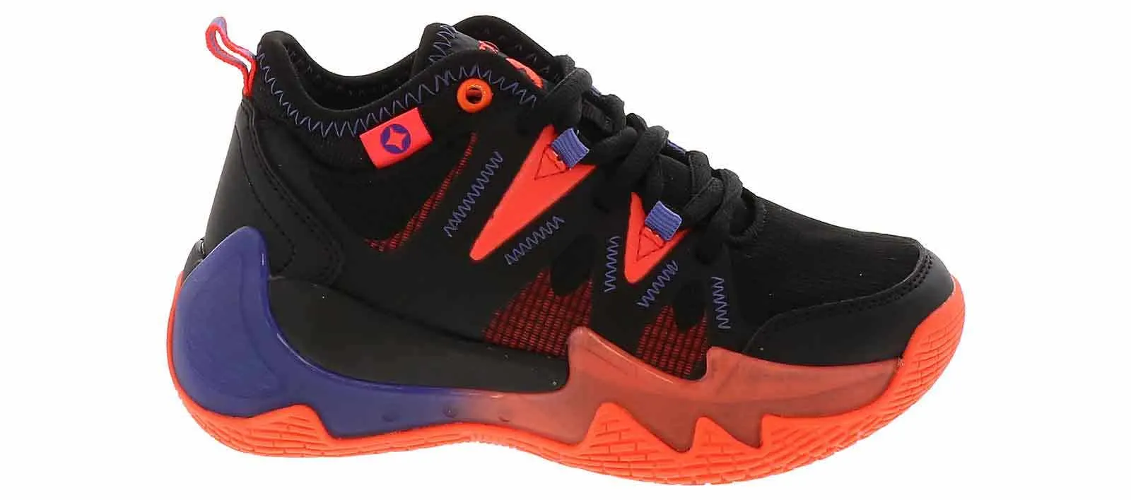 Spalding Regulator Firey Coral Youth Boys’ (11-7) Basketball Shoe