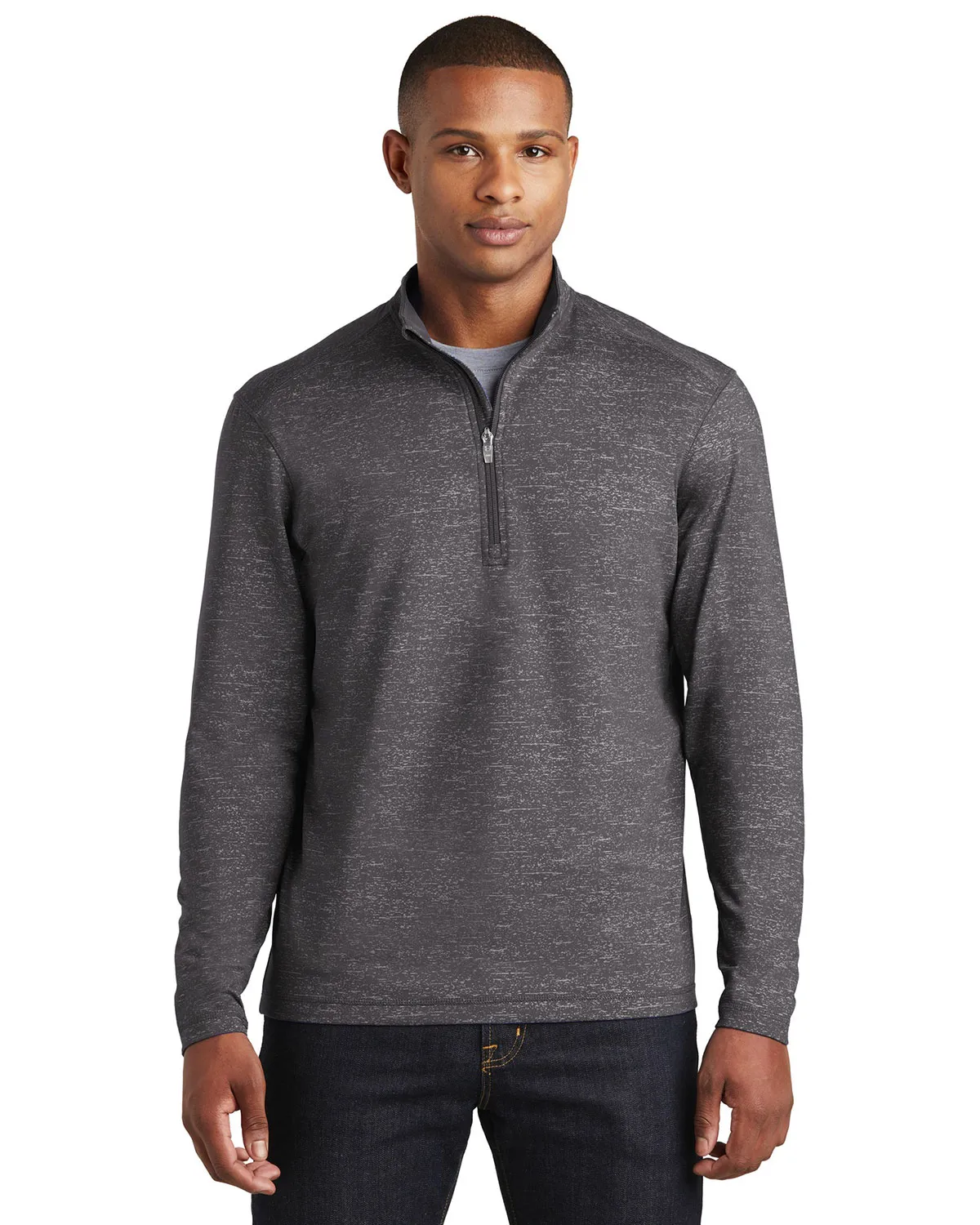 Sport-Tek ST855 Men Reflective 1/2-Zip Pullover