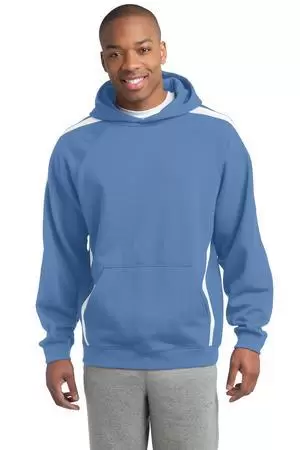 Sport Tek TST265 Sport-Tek Tall Sleeve Stripe Pullover Hooded Sweatshirt SKU: TST265