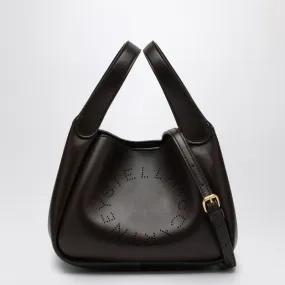 STELLA MCCARTNEY Elegant Small Chocolate Vegan Leather Handbag