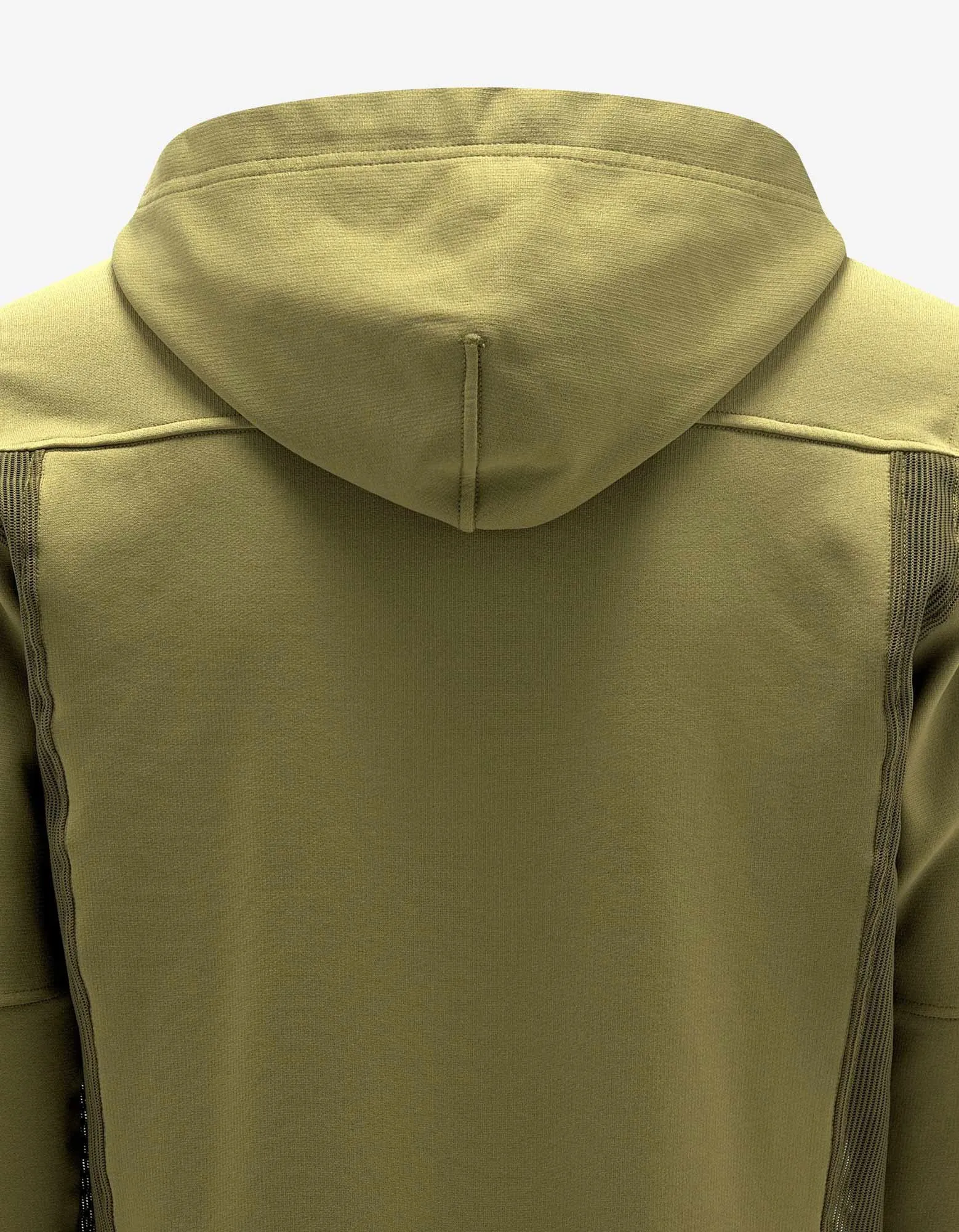 Stone Island Shadow Project Green Mesh Vent Hoodie