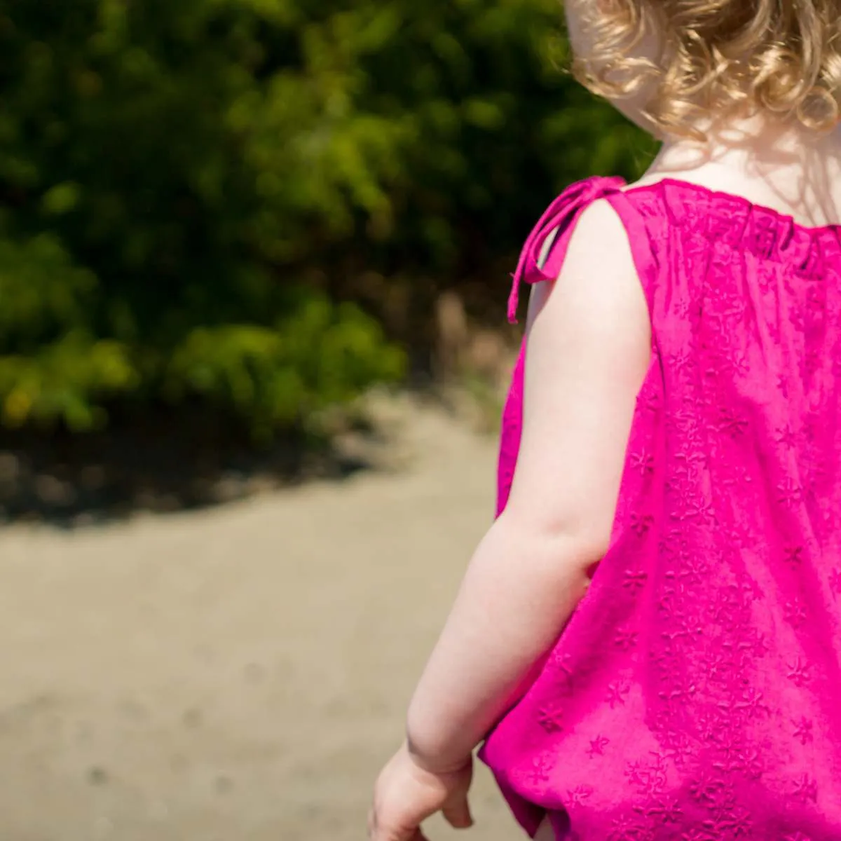 Strap Romper - Vivacious Pink