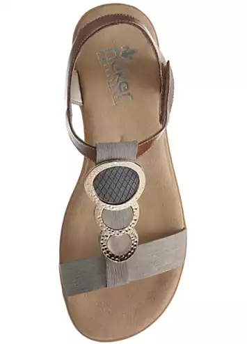 Strappy Jewelled Front Sandals by Rieker | Look Again