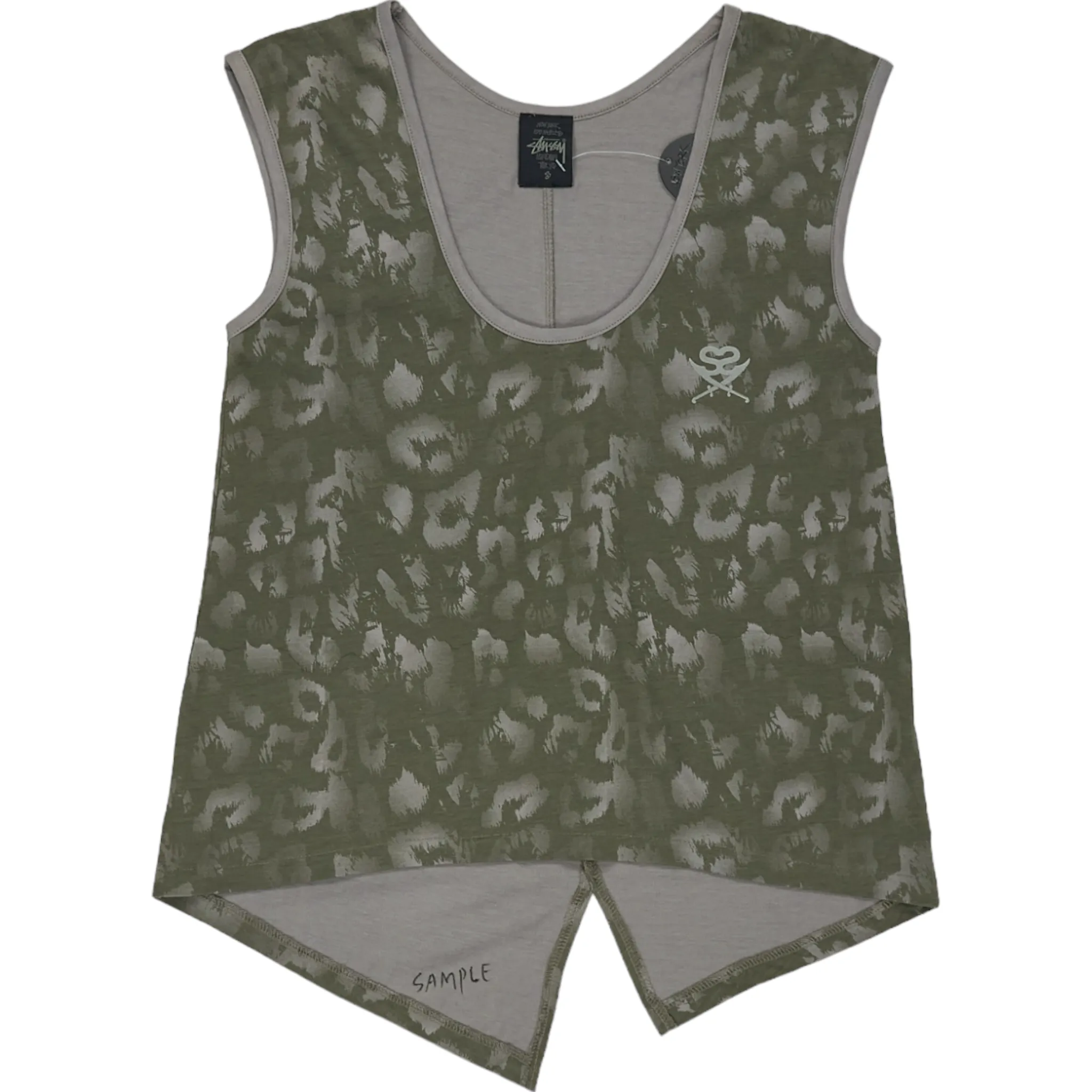 Stussy Grey Camo Tank Top