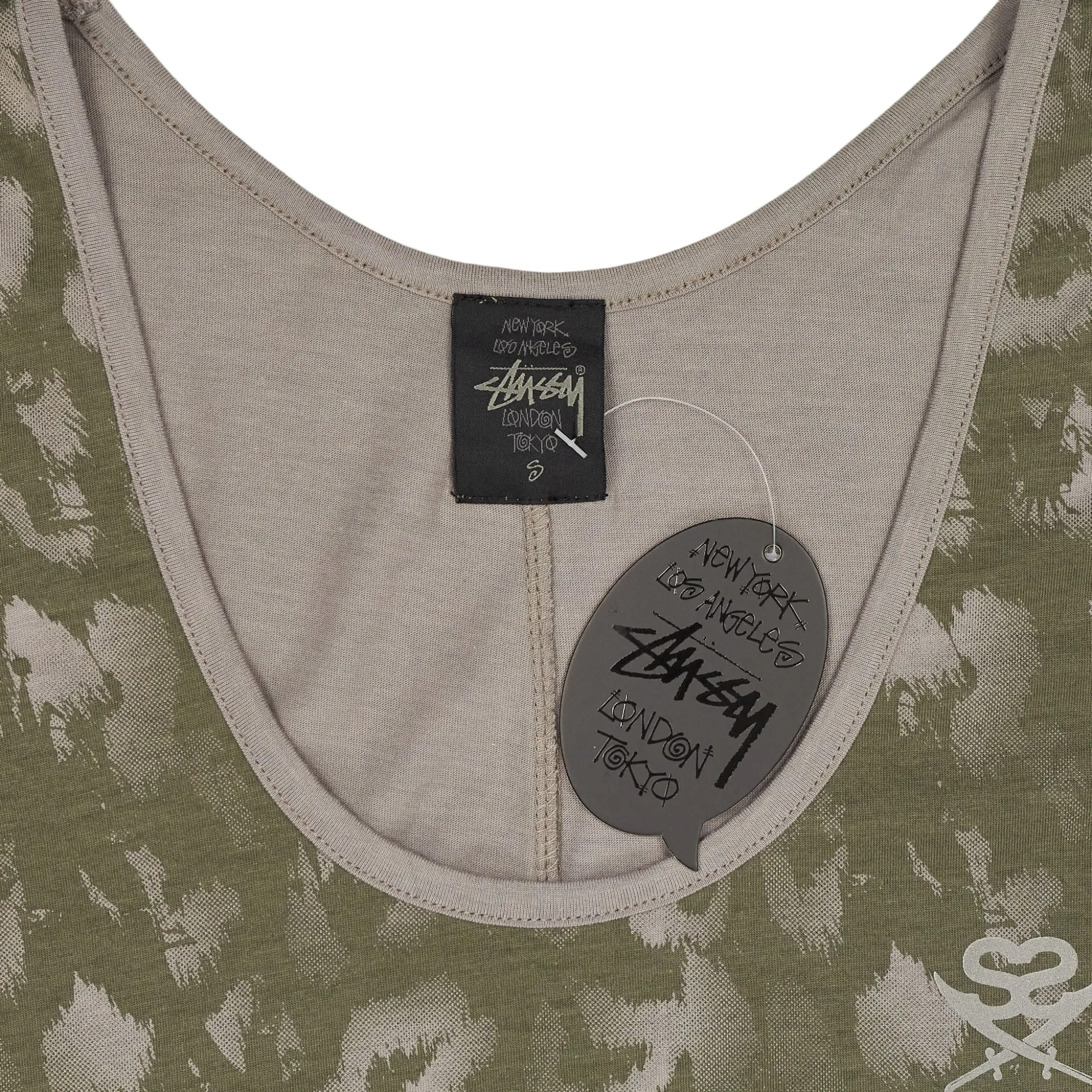 Stussy Grey Camo Tank Top