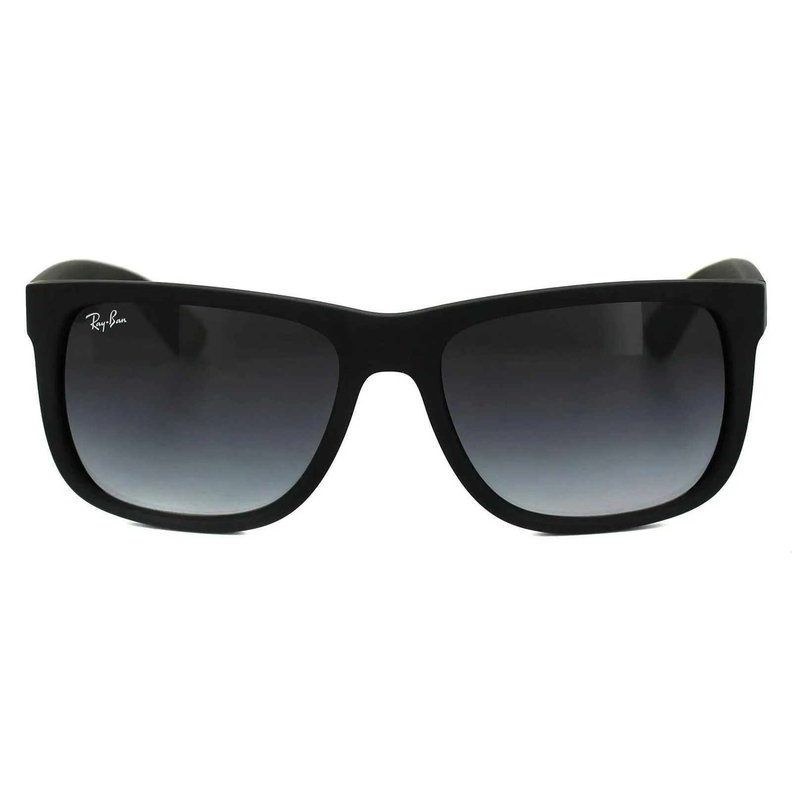 Sunglasses | Rectangle Rubber Black Grey Gradient Sunglasses | Ray-Ban