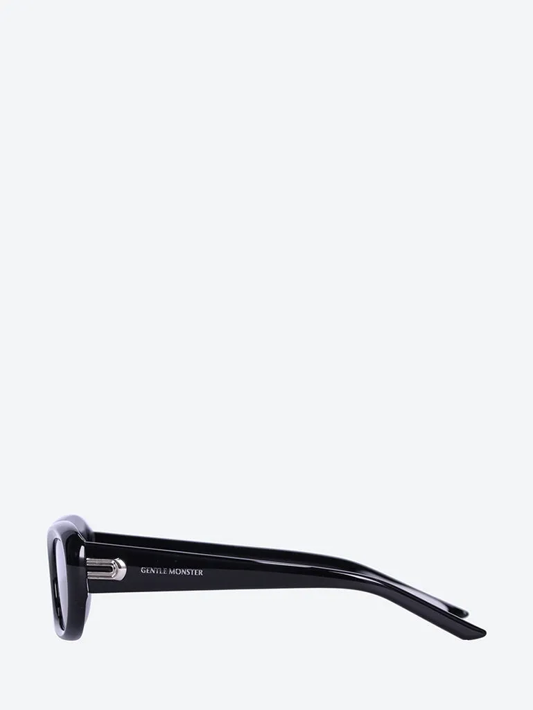 Sunglasses square shape blk frame