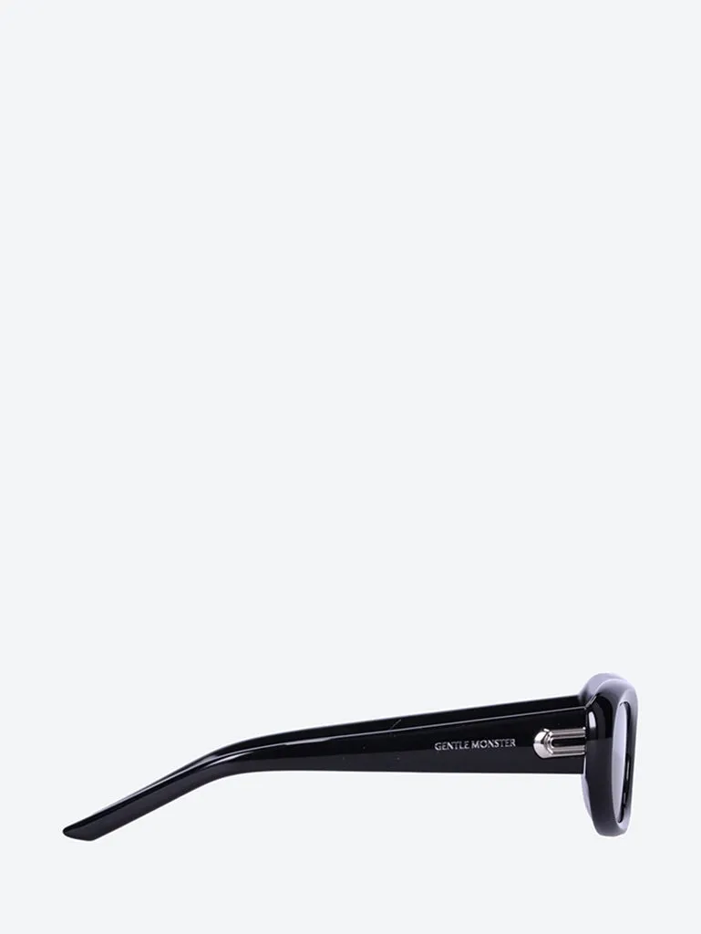 Sunglasses square shape blk frame