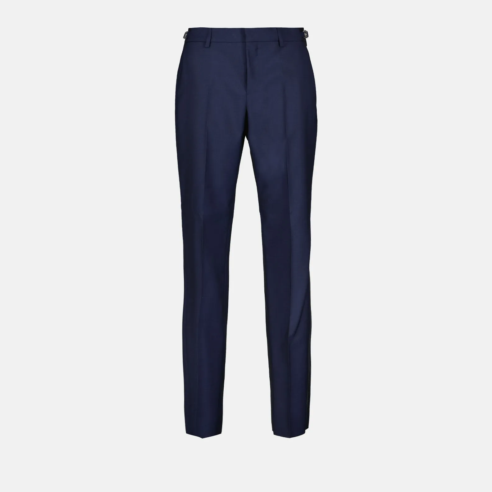 Tailored Wool Pleated Trousers