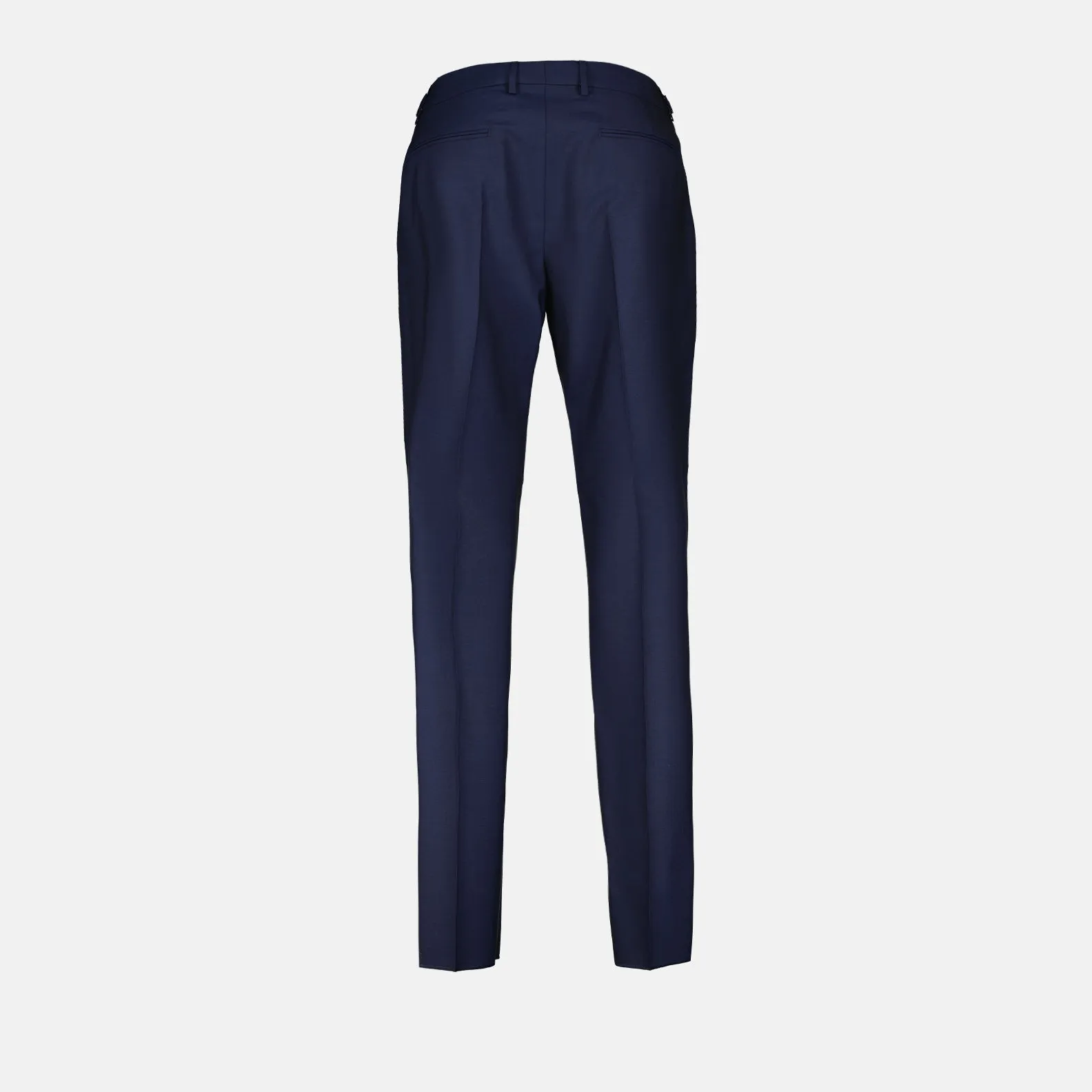 Tailored Wool Pleated Trousers