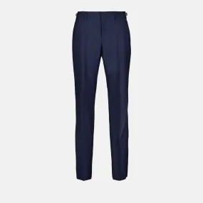 Tailored Wool Pleated Trousers