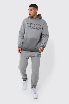 Tall Homme Ombre Detail Hooded Tracksuit | boohooMAN UK