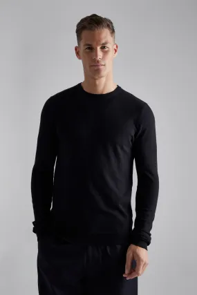 Tall Regular Fit Crew Neck Jumper | boohooMAN UK