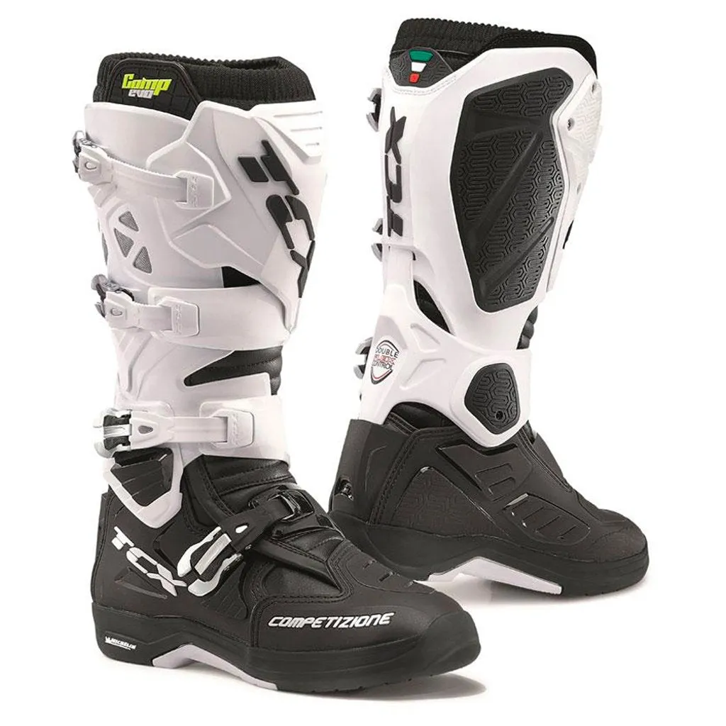 TCX - Comp Evo 2 Michelin Black/White MX Boot